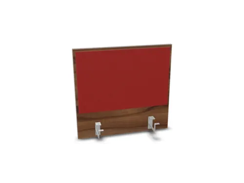 opzetpaneel bureau aanbouw achter NP-tiepolo nut BN4011-rood 600mm