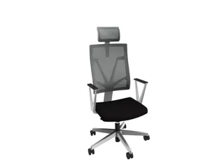 Nowy Styl Bureaustoel 4ME met hoofdsteun Tegendrukinstelling Grijs - 1