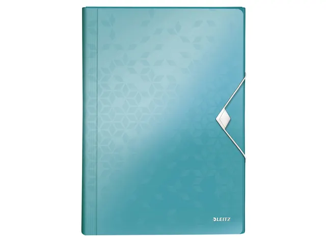 Sorteermap Leitz Wow A4 Pp 6 Vaks Ijsblauw