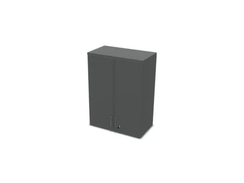 opzetkast v. kast met openslaande deuren MS-donkergrijs 1070x800x445mm