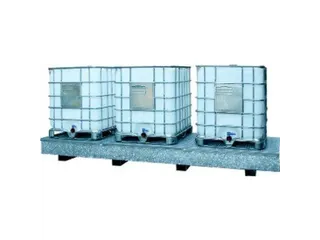 Opvangbak 3x Ibc 1000l Staal 385x 3850x 1300mm Ral 5015 - 1