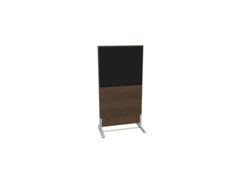 scheidingswand,HxB 1545x800mm,NV bruin hickory,BN8033-zwart