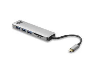 USB-C Hub 3.0 3x USB-A Cardreader PD - 7