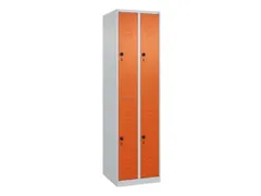 dubbeldekse locker,HxBxD 1850x500x500mm,2x2vak.,vak B 250mm
