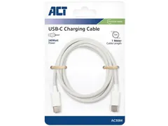Kabel ACT 2.0 USB-C 240W 1 meter wit