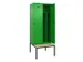 armoire vestiaire avec banc noir et blanc,HxlxP 2120x800x815mm