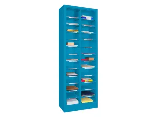 Postsorteerkast HxBxD 1950x640x400mm 2x13 Vakken Ral5012 - 1