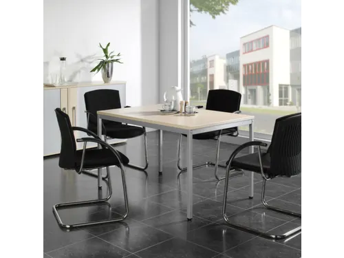 Bureau Hxbxd 720x1600x800mm Bladdecor Wit Frame Ral9006