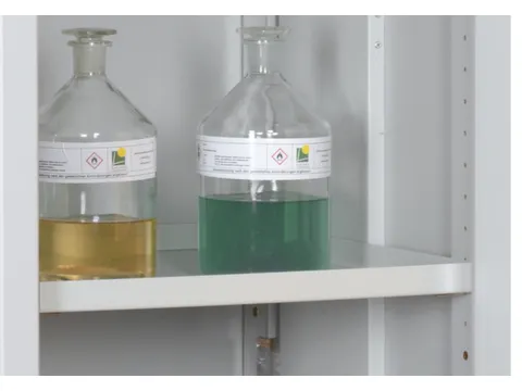 Stalen bodem,v. kast voor gevaarlijke stoffen,v. kast BxD 595x595mm