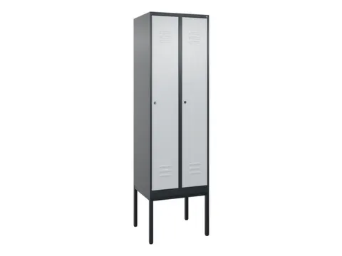 locker voor scheiding van kleding,HxBxD 2120x600x500mm,2vak