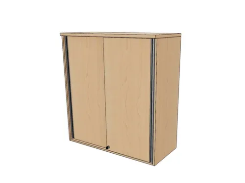 opzetkast,v. schuifdeurkast,HxBxD 1070x1200x445mm,NE-esdoorn