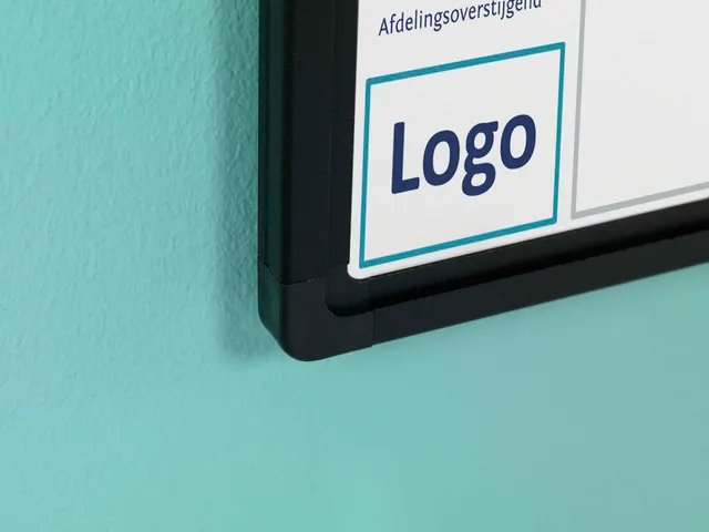 Bedrukt whiteboard 60x90cm Softline 8mm Zwart profiel