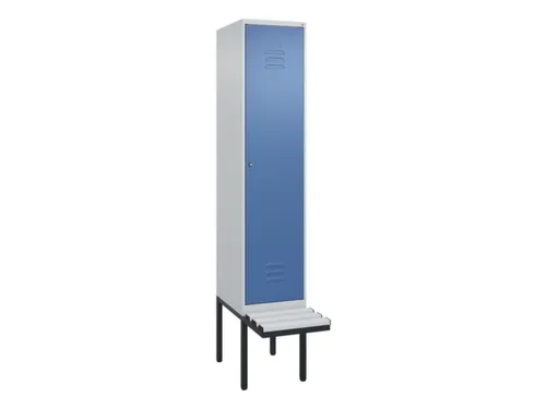 locker met bank,HxBxD 2120x400x815mm,1vak,vak B 400mm,cil.-slot