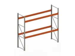 palletstelling,grondveld,HxBxD 3300x3770x1100mm,vakl. 3000kg