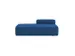 Poefmodule Rocada Volga-E 184x62x92cm royaal blauw