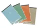 Schrijfblok Aurora A4 lijn 100 vellen 60gr assorti