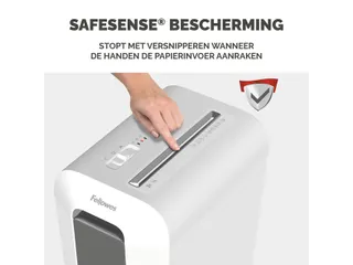 Papiervernietiger Fellowes LX65 4x40mm wit - 12