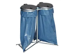 Dubbele Afvalverzamelaars Staand 980x850x480mm 120 Liter