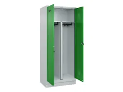 PBM-locker,HxBxD 1950x800x500mm,2vak,vak B 400mm,draaigrendel