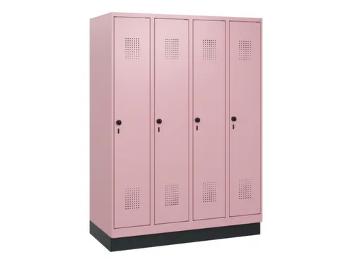 schoollocker,HxBxD 1630x1200x500mm,4vak,vak B 300mm,draaigrendel