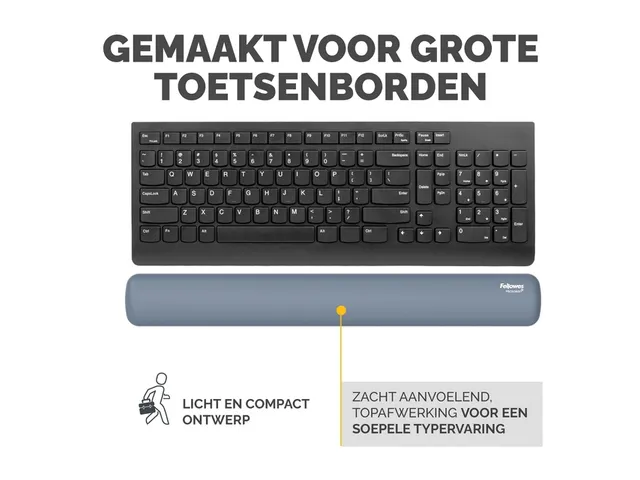 Polssteun Fellowes Breyta blauw 6x47cm