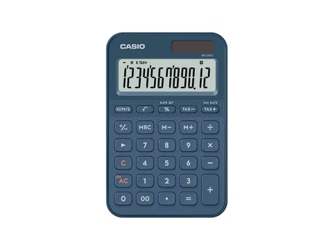 Calculatrice Casio MS-20YC-NY bleu