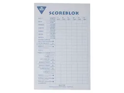 Scoreblok Yahtzee 94x145mm 250 vel