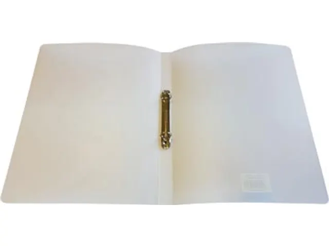 ringmap A4 uit PP 2 ringen van 16 mm transparant