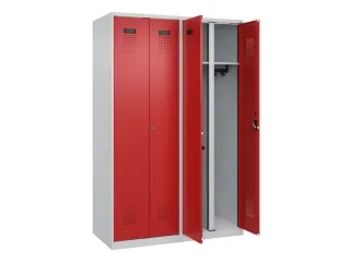 locker voor scheiding van kleding,HxBxD 1850x1200x500mm,4vak - 1