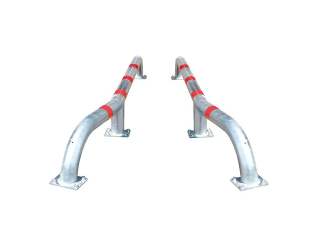 inrijhulp,HxL 280x2800mm,stalen buis vuurverzinkt,v. vastschroeven