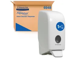 Handzeepdispenser Aquarius 1 liter wit 6948
