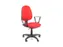 Bureaustoel EN1335 Linea Tiger 01 rood/rood met armleuning
