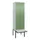 locker voor scheiding van kleding,HxBxD 2120x600x815mm,2vak