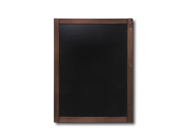 Tableau à craie mural Natura Classic 60x80cm Marron foncé
