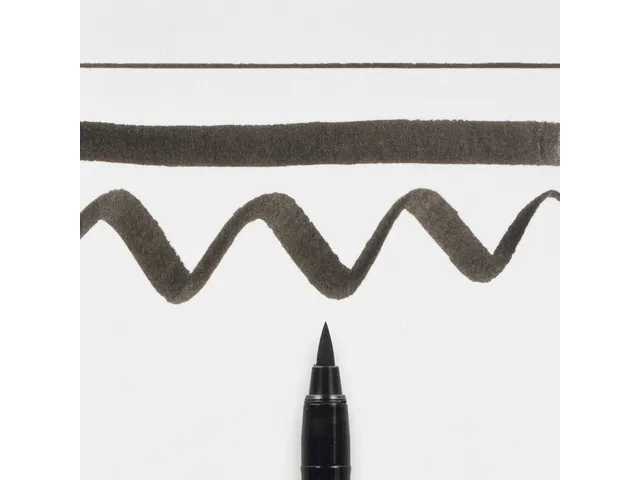 Brushpen Sakura Pigma medium zwart