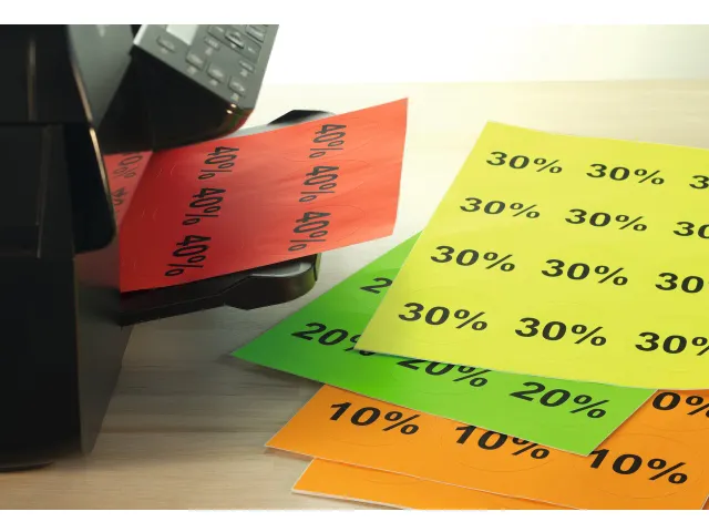 HERMA 5153 Gekleurde etiketten A4 Rond 60mm Neon Oranje 240 stuks