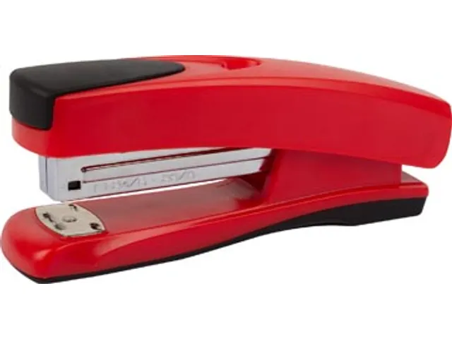 Nietmachine Half Strip 20 Blad Kunststof Rood