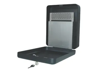 Wandasbak staal 24x30x9cm 3L met 2 sleutels - 2