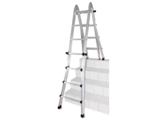 multifunctionele telescoopladder,4x3,sporten,balk L 1,95-3,1m - 4