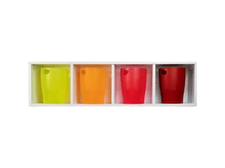 ECOBIN Papiermand 15 L oranje transparant - 6