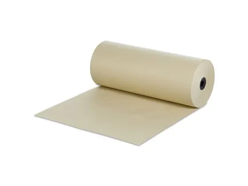 Blond kraft verpakkingspapier 70 g/m² 1200mmx300m rol 25 kg