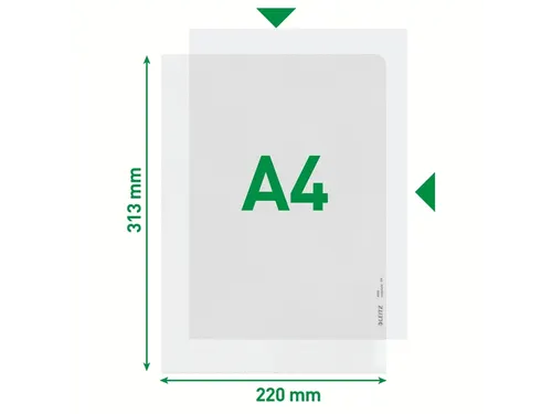 Insteekmap L-map Leitz 4060 Premium A4 0.11mm Pp Extra Sterk Generfd