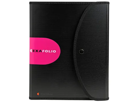 Sorteermap Exacompta Exactive Exacfolio 6 Vaks Zwart