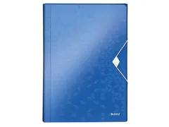 Sorteermap Leitz WOW A4 PP 6 vaks blauw
