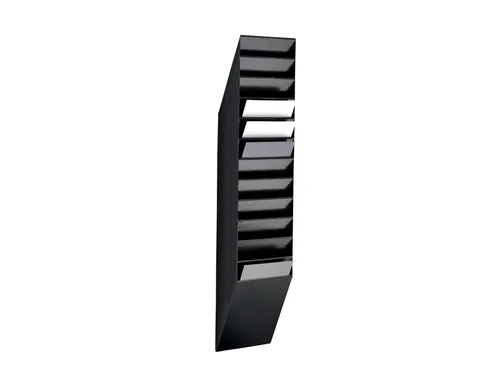 Folderhouder Durable Flexiboxx wand 12-vaks A4 staand zwart