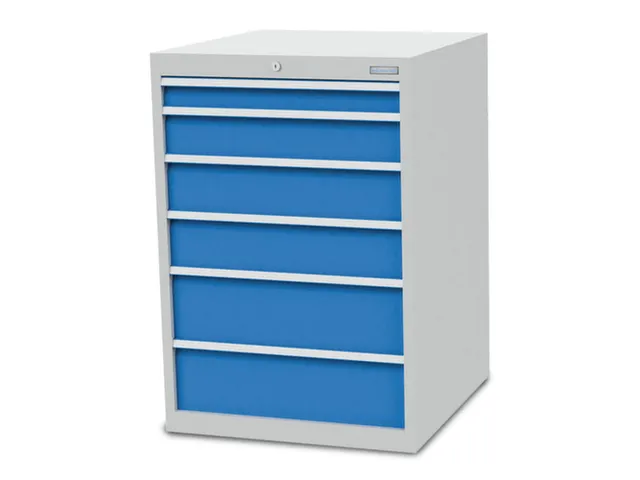 ladekast,HxBxD 1019x705x736mm,6lade(n),volledig uittrekbaar