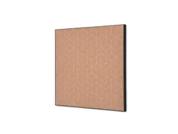 Wanddecoratie Textiel Set 40x40cm Hexagon Beige
