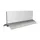 Tafelnaambord Europel 2 61x210mm acryl aluminium