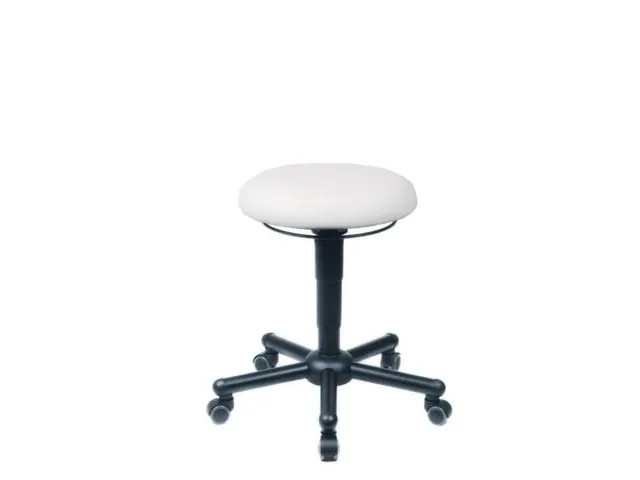 draaibare kruk,zitting HxØ 465-595x430mm,ronde zitting