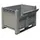 Stapelcontainer Pp 850x1200x800mm 550 liter 2Sledepoten Met klep Grijs